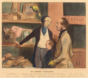 Los periódicos benéficos de Honoré Daumier