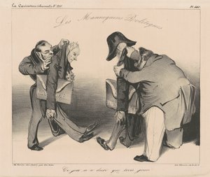Los maniquíes políticos de Honoré Daumier