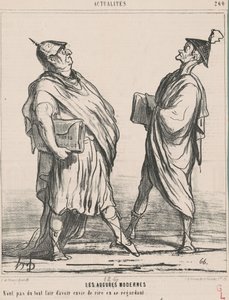 Los augures modernos... de Honoré Daumier