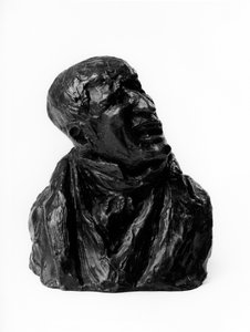 Las cargas de bustos de las "Celebridades del Justo Medio". Retrato presunto (caricatura) de Pierre Nicolas Berryer (1757-1841), abogado. "El dentado". Escultura de Honoré Daumier (1808-1879) siglo XIX. Inv L 48.22 Dim en cm H 15 x L 1 Museo de Bellas Arte de Honoré Daumier