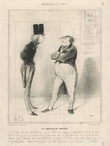 Los comediantes de provincia de Honoré Daumier