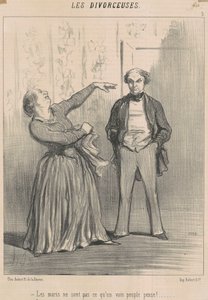 ¡Los maridos no son lo que un pueblo vano piensa! de Honoré Daumier