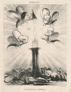 Los mosquitos políticos de Honoré Daumier