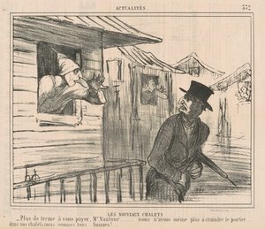 Los nuevos chalets de Honoré Daumier