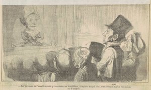 Las personas de la amable sociedad que ... de Honoré Daumier