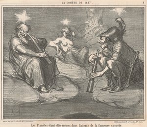 Los planetas siendo ellas mismas de Honoré Daumier