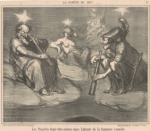 Los planetas siendo ellas mismas en ... de Honoré Daumier