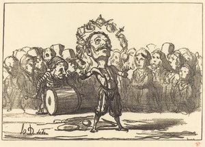 Los Saltimbanquis de Honoré Daumier