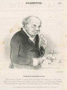 El habitual de la tienda de Félix de Honoré Daumier