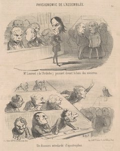 M. Laurent (de Ardèche) Pasando... de Honoré Daumier