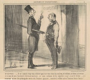 M. Vautour: No sabría demasiado... de Honoré Daumier