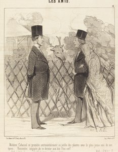 Madame Cabassol paseando... de Honoré Daumier