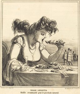 Madame Gargantua de Honoré Daumier