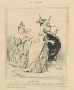 Boda china de Honoré Daumier