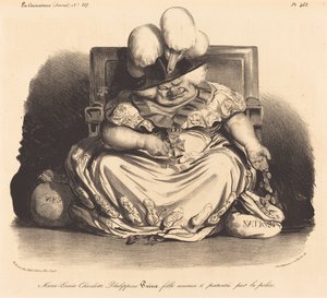 Marie-Louise-Charlotte-Philippinepairie de Honoré Daumier