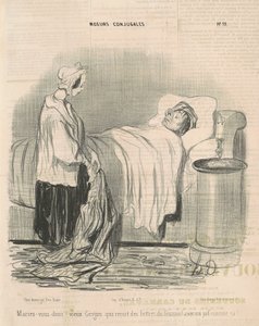 Cásate entonces! viejo Grigou... de Honoré Daumier