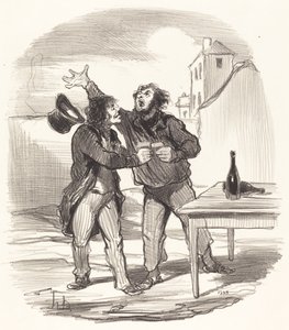 Miembro... del diez de diciembre tomando el la... de Honoré Daumier