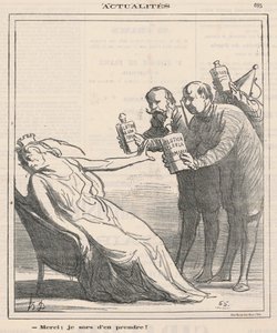 Gracias, acabo de tomar de Honoré Daumier