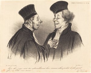 ¡Mi querido! te has desmayado admirablemente... de Honoré Daumier