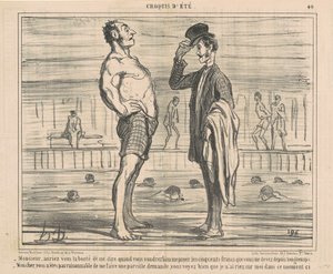 Señor, ¿Tendría la bondad de decirme ... de Honoré Daumier