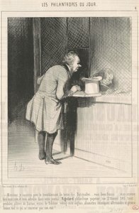 Señor, suscribo para el terremoto ... de Honoré Daumier