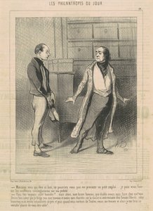 Señor usted que es tan bueno... de Honoré Daumier