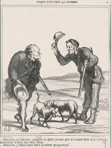 Señor, dada la ausencia completa ... de Honoré Daumier