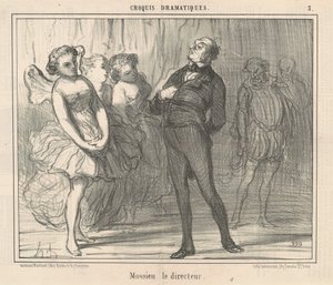 Señor Director de Honoré Daumier