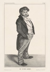 Sr. Cunin Grid...(Cunin-Gridaine) de Honoré Daumier