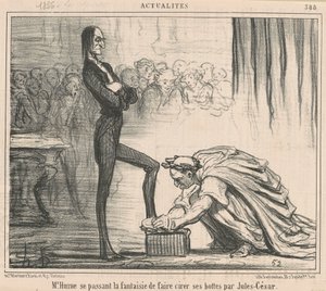El Sr. Hume se pasa la fantasía... de Honoré Daumier