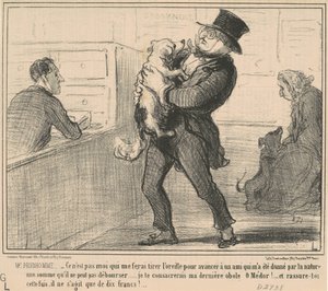 Sr. Prudhomme... no soy yo quien me haré... de Honoré Daumier