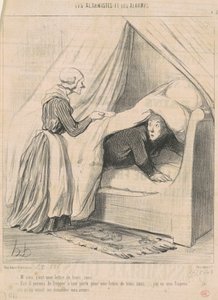 Señor, es una carta de tres centavos... de Honoré Daumier