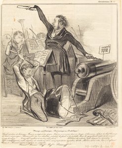 Música Pirotécnica, Charivarique y Diabólica de Honoré Daumier