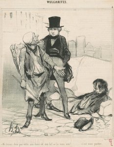 ¡No dejes a tu amigo en ese estado! de Honoré Daumier