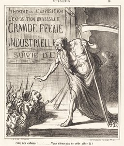 No... ¡usted no es de esta obra! de Honoré Daumier
