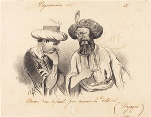 Nourri dans le sérail... de Honoré Daumier