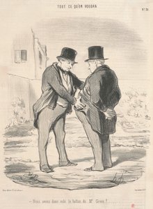 ¿Entonces hemos robado el globo del Sr. Green? de Honoré Daumier