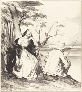 ¡Oh dolor!... haber soñado... un esposo... de Honoré Daumier