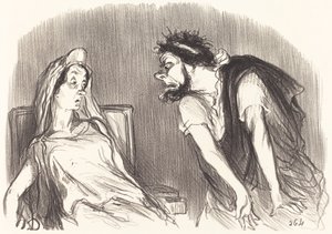 Edipo de Honoré Daumier