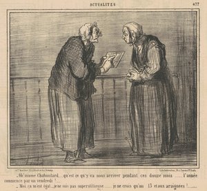 ¡Oh! Mamechaboulard ... ¿qué va a ... pasar ... de Honoré Daumier