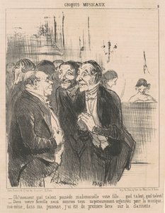 ¡Oh! Señor, qué talento posee... de Honoré Daumier