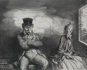 En el tren: Un compañero agradable, 1862