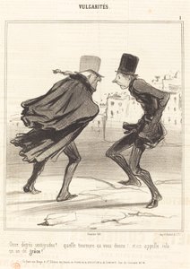 Once grados centígrados de Honoré Daumier
