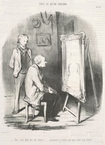 ¡Sí, es realmente mi difunta esposa! de Honoré Daumier