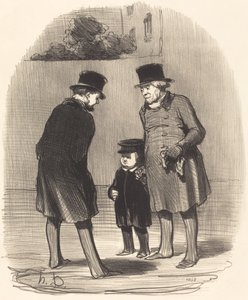 Sí, señor Chapuzot... de Honoré Daumier