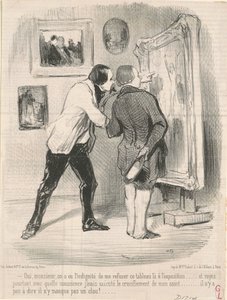 Sí... se ha tenido la indignidad de rechazarme este cuadro... de Honoré Daumier