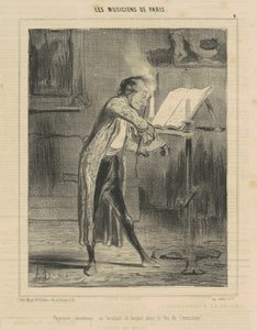 Paganini moderno ... de Honoré Daumier