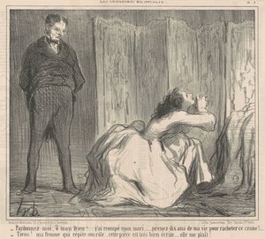 Perdóname, oh Dios mío! de Honoré Daumier