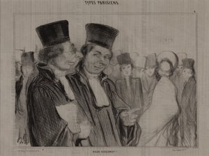 Tipos parisinos, no. 4: ¡Viejo sinvergüenza! de Honoré Daumier