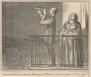 Parisiens incrédules de Honoré Daumier
